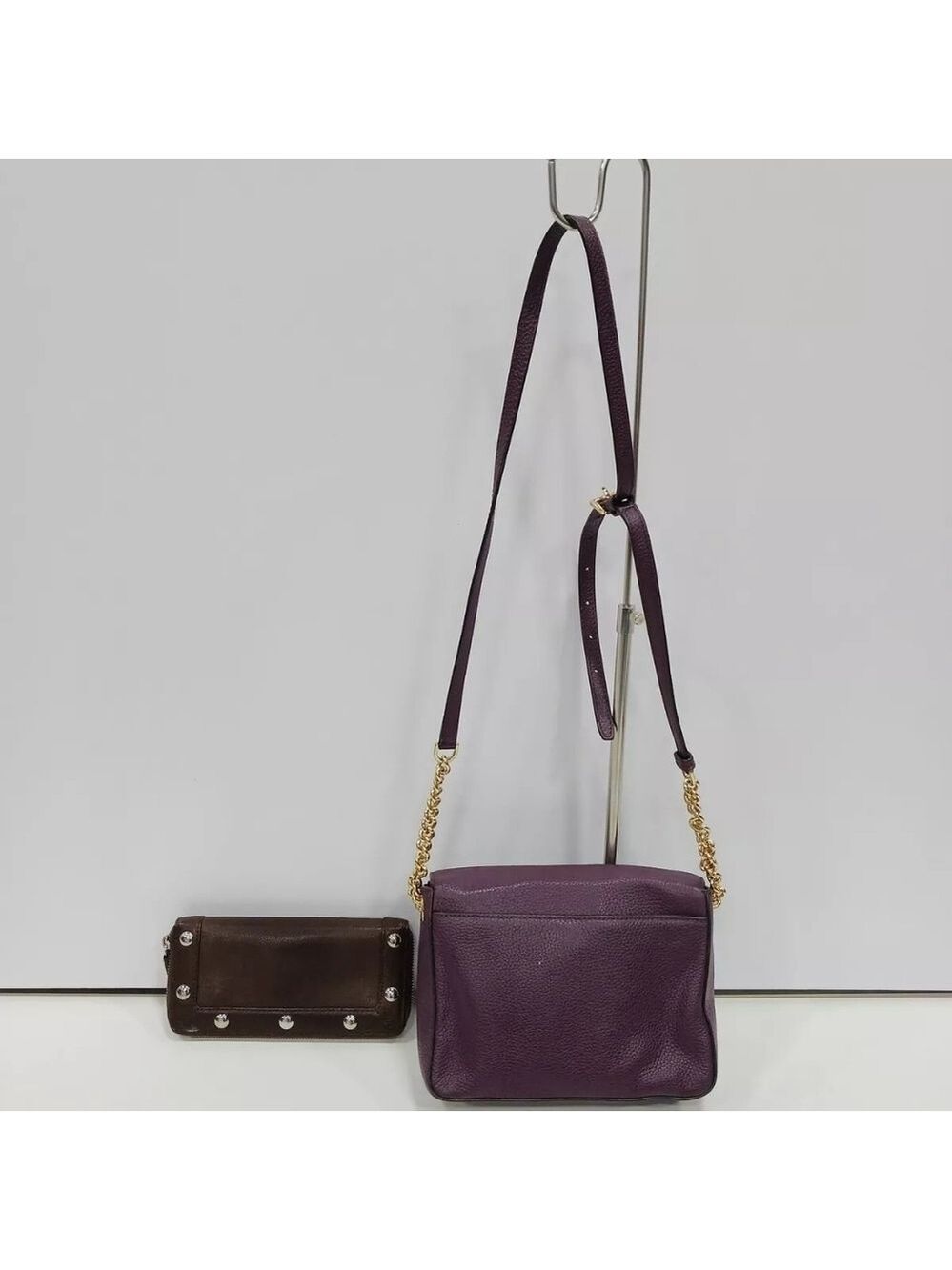Michael Kors  Leather Purple Purse Wallet Christmas Hoildays